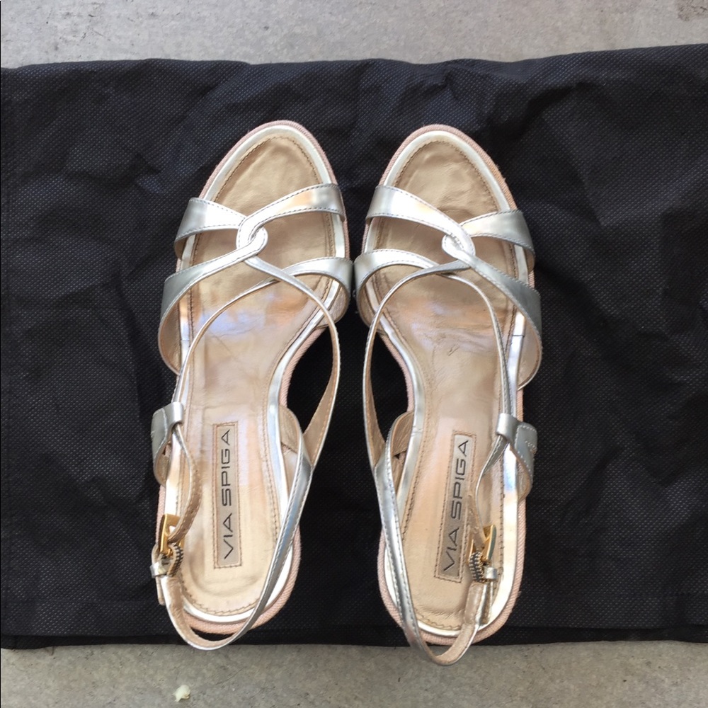 Silver, nice sandals